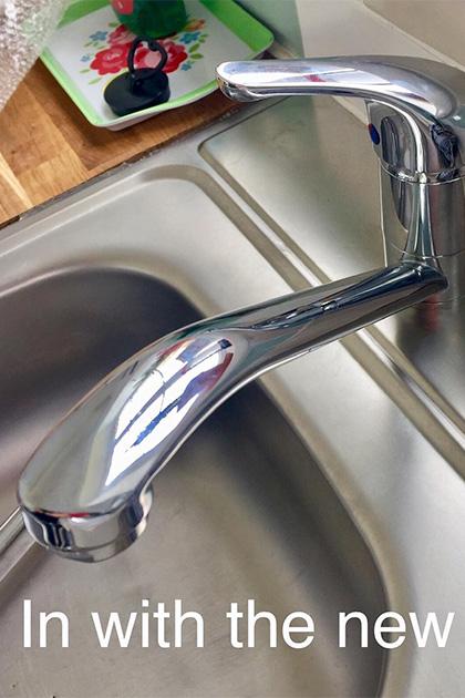 New kitchen tap in St Agnes