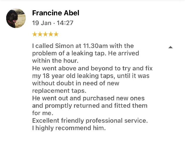 5 Star Google review
